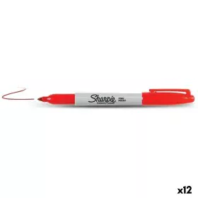 Permanent marker Sharpie Fine Point Red (12 Units) by Sharpie, Permanent Markers & Marker Pens - Ref: S8422782, Price: 19,30 ...