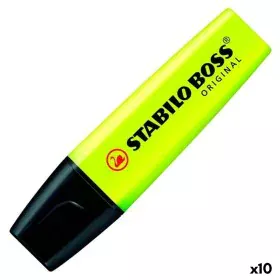 Evidenziatore Stabilo Boss Giallo Multicolore 10 Pezzi (10 Unità) di Stabilo, Evidenziatori - Rif: S8422788, Prezzo: 13,77 €,...