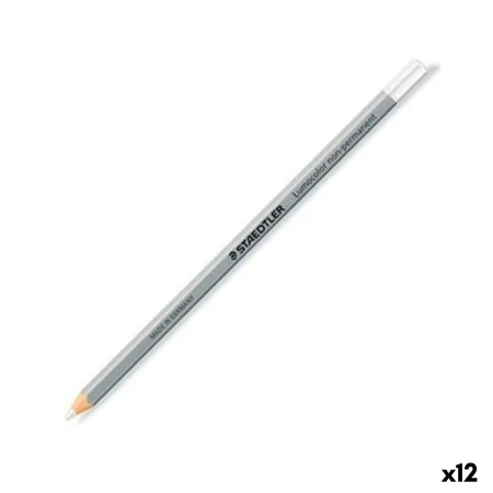 Lápis Marcador Staedtler Non-Permanent Branco (12 Unidades) de Staedtler, Materiais de desenho - Ref: S8422801, Preço: 20,57 ...