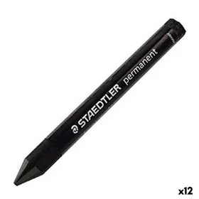 Wax crayon Staedtler Lumocolor 236-9 Black Wax (12 Units) by Staedtler, Crayons - Ref: S8422835, Price: 17,92 €, Discount: %