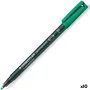 Rotulador permanente Staedtler Lumocolor 318 F Verde (10 Unidades) de Staedtler, Rotuladores permanentes - Ref: S8422872, Pre...