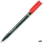 Rotulador permanente Staedtler Lumocolor Vermelho 10 Unidades de Staedtler, Marcadores permanentes - Ref: S8422876, Preço: 27...