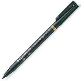 Marqueur permanent Staedtler 319 Noir 10 Pièces (10 Unités) de Staedtler, Marqueurs indélébiles & Stylos-marqueurs - Réf : S8...