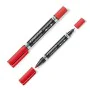 Rotulador permanente Staedtler Lumocolor 348 Duplo Vermelho (10 Unidades) de Staedtler, Marcadores permanentes - Ref: S842289...