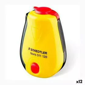 Temperamatite Staedtler Giallo Nero Plastica (12 Unità) di Staedtler, Temperamatite - Rif: S8422930, Prezzo: 29,81 €, Sconto: %