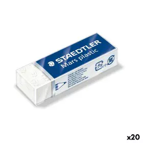 Gomme Staedtler Blanc 6,5 x 2,3 x 1,3 cm (20 Unités) de Staedtler, Correcteurs et gommes - Réf : S8422932, Prix : 21,11 €, Re...