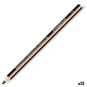 Colouring pencils Staedtler Jumbo Noris Black (12 Units) by Staedtler, Drawing materials - Ref: S8422948, Price: 12,57 €, Dis...