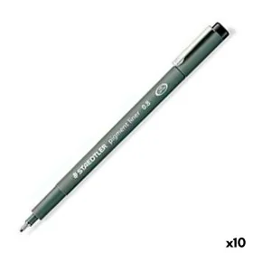 Filzstifte Staedtler Pigment Line Schwarz (10 Stück) von Staedtler, Fineliner - Ref: S8422963, Preis: 22,63 €, Rabatt: %