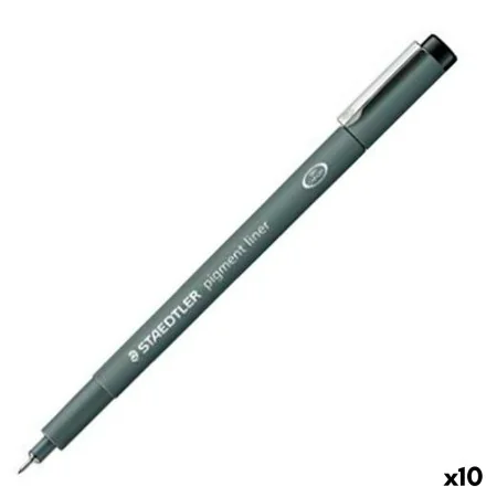 felt-tip pens Staedtler Pigment Line Black (10Units) by Staedtler, Fineliners - Ref: S8422967, Price: 23,62 €, Discount: %