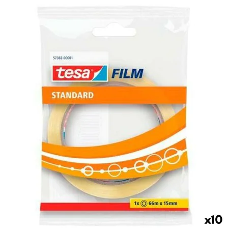 Fita Adesiva TESA Standard 66 m 15 mm Transparente (10 Unidades) de TESA, Fitas adesivas - Ref: S8422994, Preço: 17,06 €, Des...