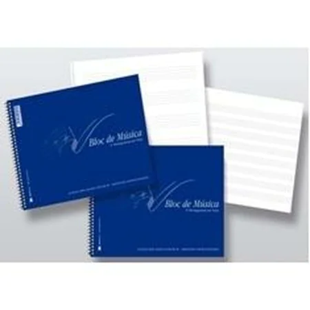 Bloc de Música Cuarto (20 Unidades) de BigBuy Office, Cuadernos y blocs de música - Ref: S8423047, Precio: 10,88 €, Descuento: %