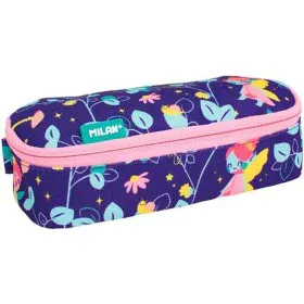 School Case Milan Fairy Tale Lilac 20,5 x 9 x 5,5 cm Oval by Milan, Pencil cases - Ref: S8423179, Price: 9,62 €, Discount: %