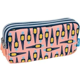 Triple Carry-all Milan Swins Yellow Pink 20 x 11 x 6,5 cm by Milan, Pencil cases - Ref: S8423191, Price: 13,08 €, Discount: %