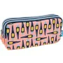 Trousse Fourre-Tout Triple Milan Swins Jaune Rose 20 x 11 x 6,5 cm de Milan, Trousses - Réf : S8423191, Prix : 12,56 €, Remis...