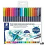 Marker-Set Staedtler Design Journey Zweifachem Ende (6 Stücke) (6 Stück) von Staedtler, Fineliner - Ref: S8423378, Preis: 72,...