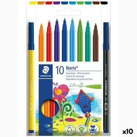 Ensemble de Marqueurs Staedtler Noris 326 Multicouleur (10 Unités) de Staedtler, Stylos feutre - Réf : S8423387, Prix : 40,49...