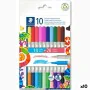 Set di Pennarelli Staedtler Noris 3280 Multicolore (10 Unità) di Staedtler, Penne a punta porosa - Rif: S8423389, Prezzo: 40,...