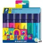 Fluorescent Marker Set Staedtler Textsurfer Classic Happy Line (10 Units) by Staedtler, Highlighters - Ref: S8423403, Price: ...