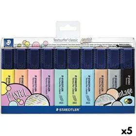 Fluorescent Marker Set Staedtler Textsurfer Classic Pastel & Vintage Vintage Cake (5 Units) by Staedtler, Highlighters - Ref:...