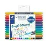 Set di Pennarelli Staedtler Lettering Doppia punta (5 Unità) di Staedtler, Penne a punta porosa - Rif: S8423421, Prezzo: 45,1...