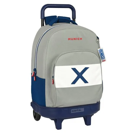 3D School Bag with Wheels Munich College 33 x 22 x 45 cm by Munich, Children's Backpacks - Ref: S8423637, Price: 58,46 €, Dis...