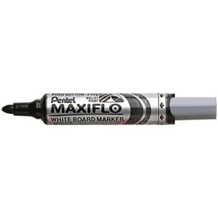 Marqueur Pentel Maxiflo Noir (12 Pièces) de Pentel, Marqueurs pour tableaux blancs - Réf : S8423739, Prix : 26,32 €, Remise : %