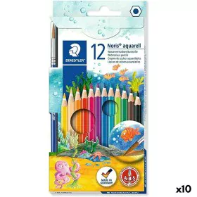 Watercolour Pencils Staedtler Noris 12 Pieces Multicolour (10 Units) by Staedtler, Drawing materials - Ref: S8423874, Price: ...