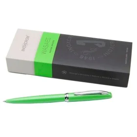 Crayon Inoxcrom Prime Spices Wasabi 1 mm Acier inoxydable Vert clair de Inoxcrom, Stylos à bille rétractable - Réf : S8424093...