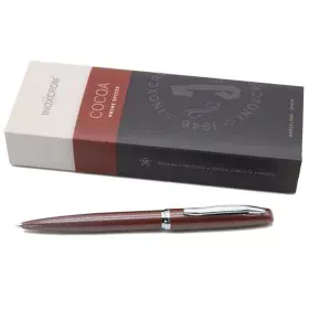 Pen Inoxcrom Prime Spices Cocoa 1 mm Stainless steel Brown by Inoxcrom, Retractable Ballpoint Pens - Ref: S8424096, Price: 29...