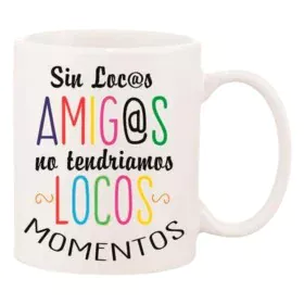 Tazza Mug Roymart "SIN LOCOS AMIGOS" Bianco di Roymart, Tazze - Rif: S8424116, Prezzo: 7,05 €, Sconto: %