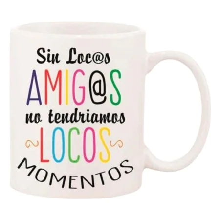 Tasse mug Roymart "SIN LOCOS AMIGOS" Blanc de Roymart, Tasses - Réf : S8424116, Prix : 7,05 €, Remise : %