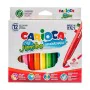 Set de Rotuladores Carioca Jumbo 12 Piezas Multicolor (12 Piezas) (4 Unidades) de Carioca, Rotuladores de punta fina - Ref: S...