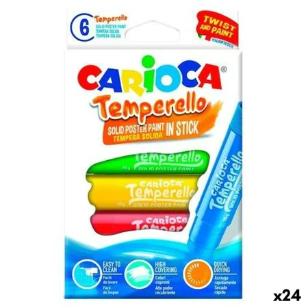 Têmperas Carioca Temperello 6 Peças (24 Unidades) de Carioca, Têmpera e tintas para murais - Ref: S8424145, Preço: 81,18 €, D...