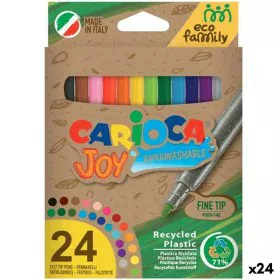 Marker-Set Carioca Joy Eco Family 24 Stücke Bunt (24 Stück) von Carioca, Fineliner - Ref: S8424160, Preis: 52,07 €, Rabatt: %