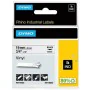 Nastro Laminato per Etichettatrici Rhino Dymo ID1-19 19 x 5,5 mm Nero Bianco Vinile Autoadesive (5 Unità) di Dymo, Etichette ...