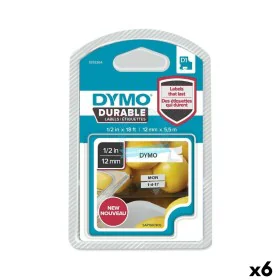 Thermotransfer-Farbband Dymo Weiß Schwarz 12 x 5,5 mm (6 Stück) von Dymo, Beschriftungsgeräte-Zubehör - Ref: S8424222, Preis:...