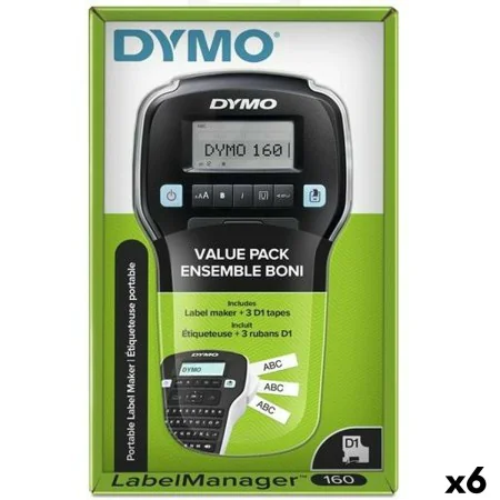 Máquina Rotuladora Elétrica Dymo LM160 Preto 1,2 mm 6 Unidades de Dymo, Etiquetadoras - Ref: S8424243, Preço: 389,08 €, Desco...