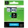 Nastro Laminato per Etichettatrici Dymo D1 45014 12 mm LabelManager™ Bianco Azzurro Nero (5 Unità) di Dymo, Etichette adesive...