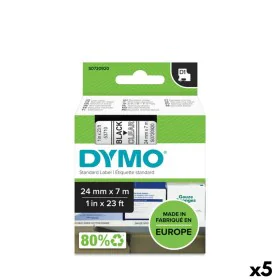 Fita de transferência térmica Dymo D1 53710 Poliéster Transparente (5 Unidades) de Dymo, Acessórios para etiquetadoras - Ref:...