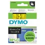 Cinta Laminada para Rotuladoras Dymo D1 53718 24 mm LabelManager™ Negro Amarillo (5 Unidades) de Dymo, Etiquetas adhesivas y ...