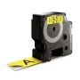 Cinta Laminada para Rotuladoras Dymo D1 53718 24 mm LabelManager™ Negro Amarillo (5 Unidades) de Dymo, Etiquetas adhesivas y ...