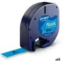 Laminiertes Klebeband zur Kennzeichnung von Maschinen Dymo 91205 12 mm LetraTag® Schwarz Blau (10 Stück) von Dymo, Klebeetike...