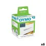 Etichette per Stampante Dymo 99010 28 x 89 mm LabelWriter™ Bianco Nero (6 Unità) di Dymo, Etichette adesive e adesivi - Rif: ...