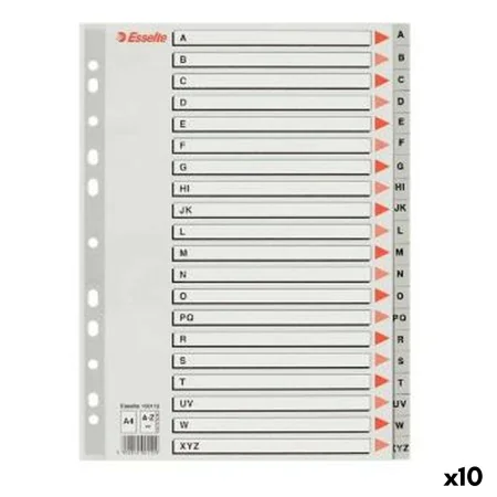 Seperators Esselte A-Z Alphabet Grey A4 (10 Units) by Esselte, Index Dividers - Ref: S8424344, Price: 53,13 €, Discount: %