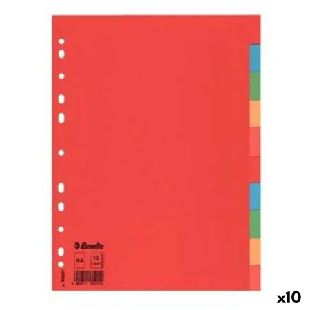 Seperators Esselte Multicolour Cardboard (10 Units) by Esselte, Binder Dividers - Ref: S8424348, Price: 22,57 €, Discount: %