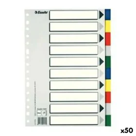 Espaçadores Esselte Multicolor 10 Folhas Din A4 (50 Unidades) de Esselte, Separadores de índice - Ref: S8424350, Preço: 49,65...