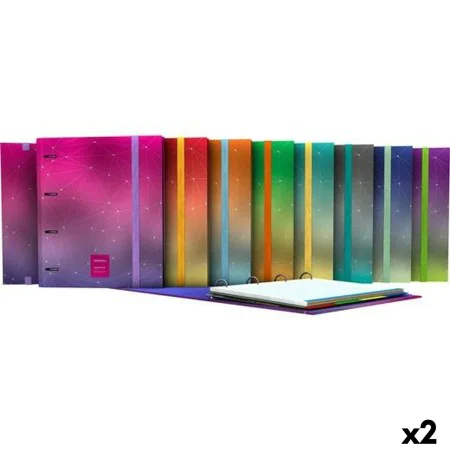 Ring binder Grafoplas Violet A4 (2 Units) by Grafoplas, Filing cabinets - Ref: S8424581, Price: 28,08 €, Discount: %