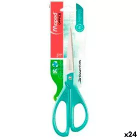 Scissors Maped E4681 Blue 21 cm Ambidextrous (24 Units) by Maped, Self-Opening Scissors - Ref: S8424850, Price: 38,41 €, Disc...