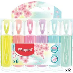 Set di Evidenziatori Maped Multicolore 6 Pezzi (12 Unità) di Maped, Materiali da disegno - Rif: S8424884, Prezzo: 45,47 €, Sc...