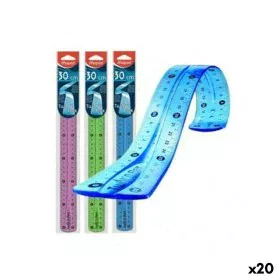 Seti di righelli Maped Twist'n Flex Multicolore 30 cm (20 Unità) di Maped, Righelli e squadre - Rif: S8424890, Prezzo: 23,80 ...